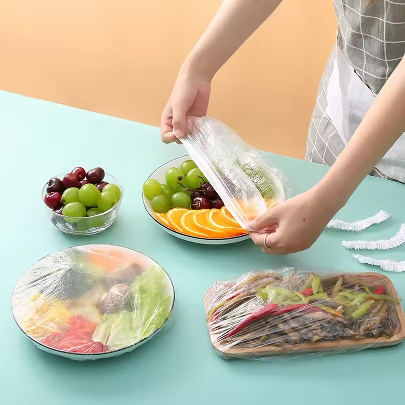 100Pcs Reusable Elastic Food Storage Covers