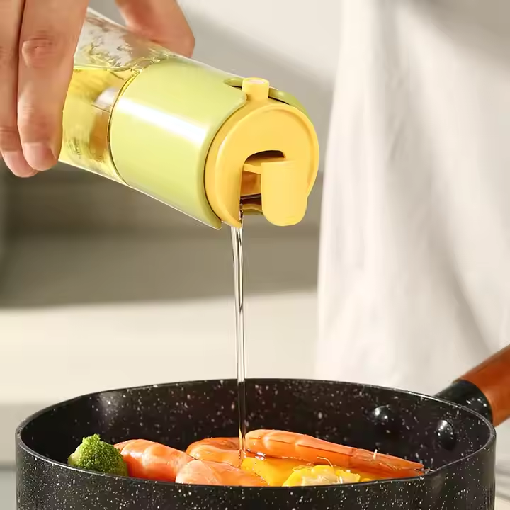 2 in 1 Oil Sprayer For Cooking Thickened Glass Oil Sprayers (300ML)