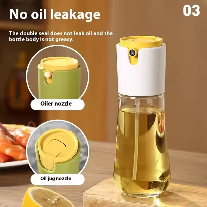 2 in 1 Oil Sprayer For Cooking Thickened Glass Oil Sprayers (300ML)