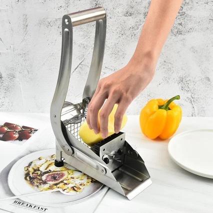 2-in-1 Stainless Steel French Fry & Vegetable Cutter