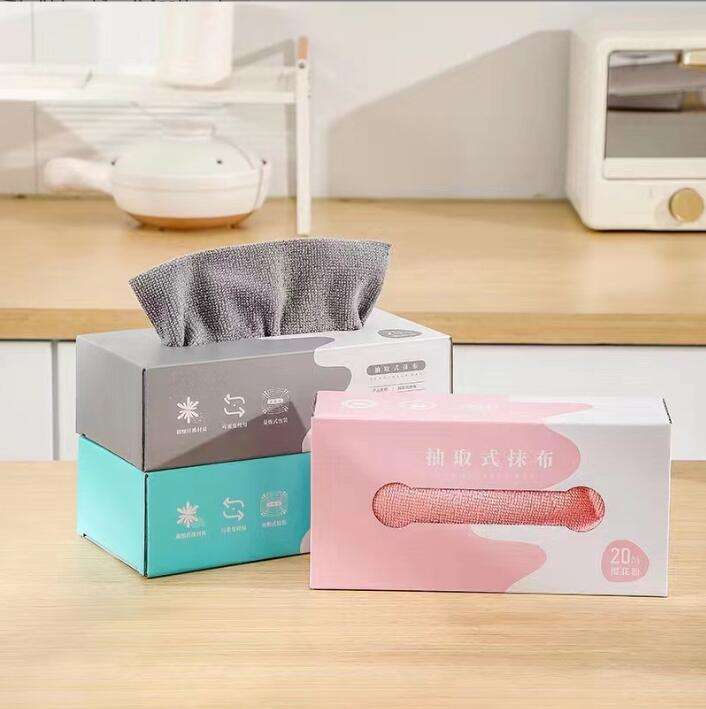 20 pcs Microfiber Cleaning Cloth with Box