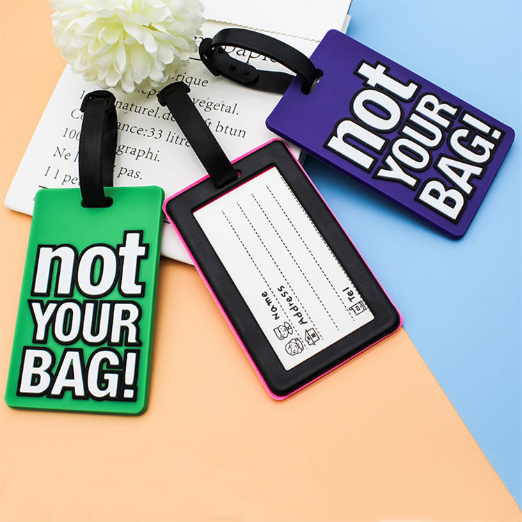 Fashion Creative Letter "Not Your Bag" Cute Travel Luggage Tags Label