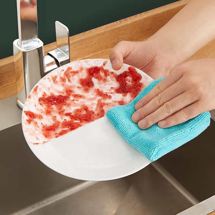 20 pcs Microfiber Cleaning Cloth with Box