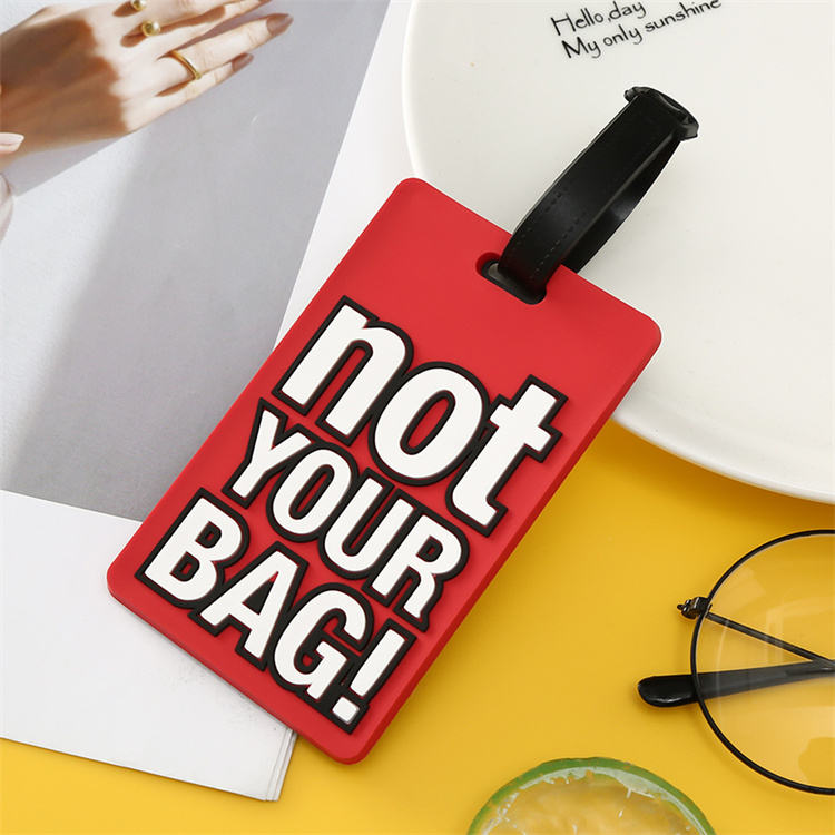 Fashion Creative Letter "Not Your Bag" Cute Travel Luggage Tags Label