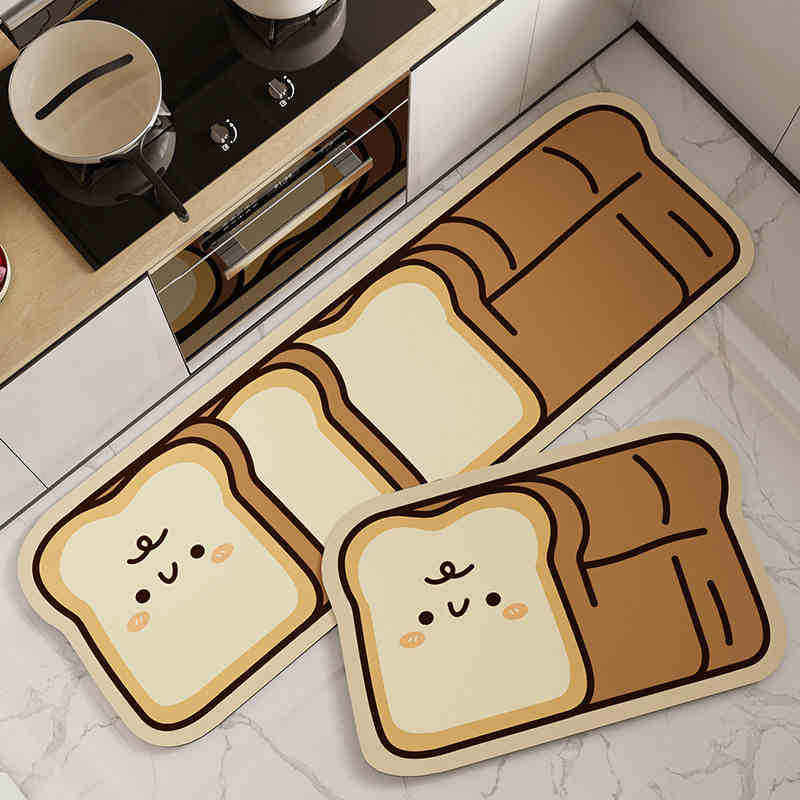 2Pcs Set Kitchen Floor Mat Non Slip
