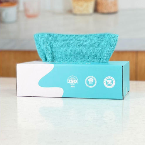 20 pcs Microfiber Cleaning Cloth with Box