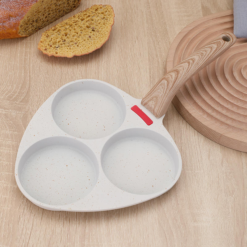 3 Holes Egg Frying Pan Non-Stick Pan