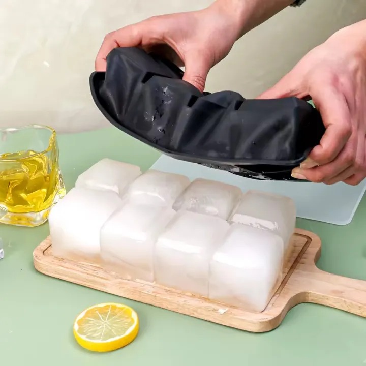 Silicon 8 Grid Big Ice Tray Mold