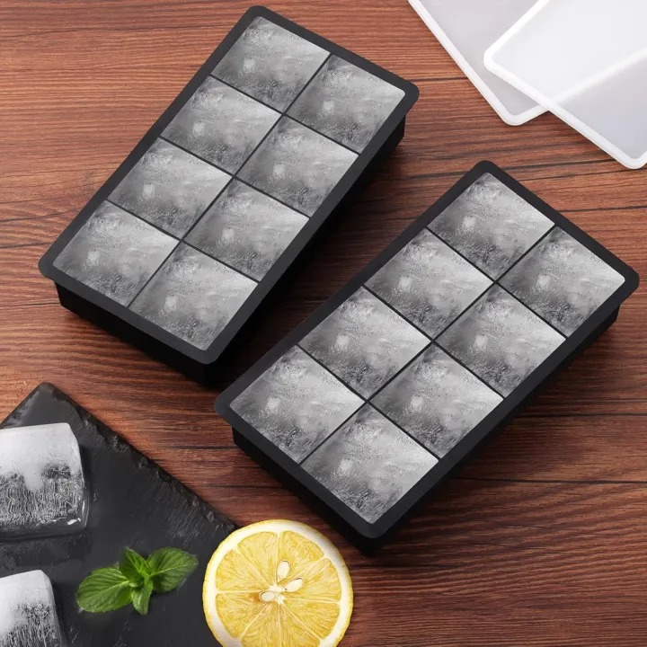 Silicon 8 Grid Big Ice Tray Mold