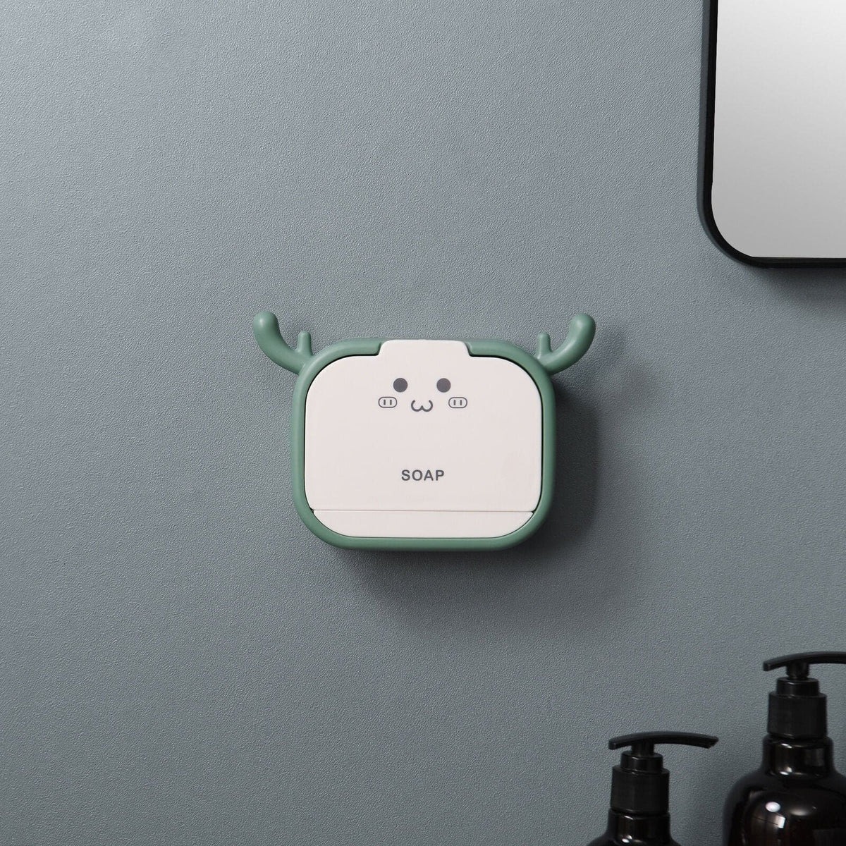Deer Horn Soap Holder with Hanging Hooks
