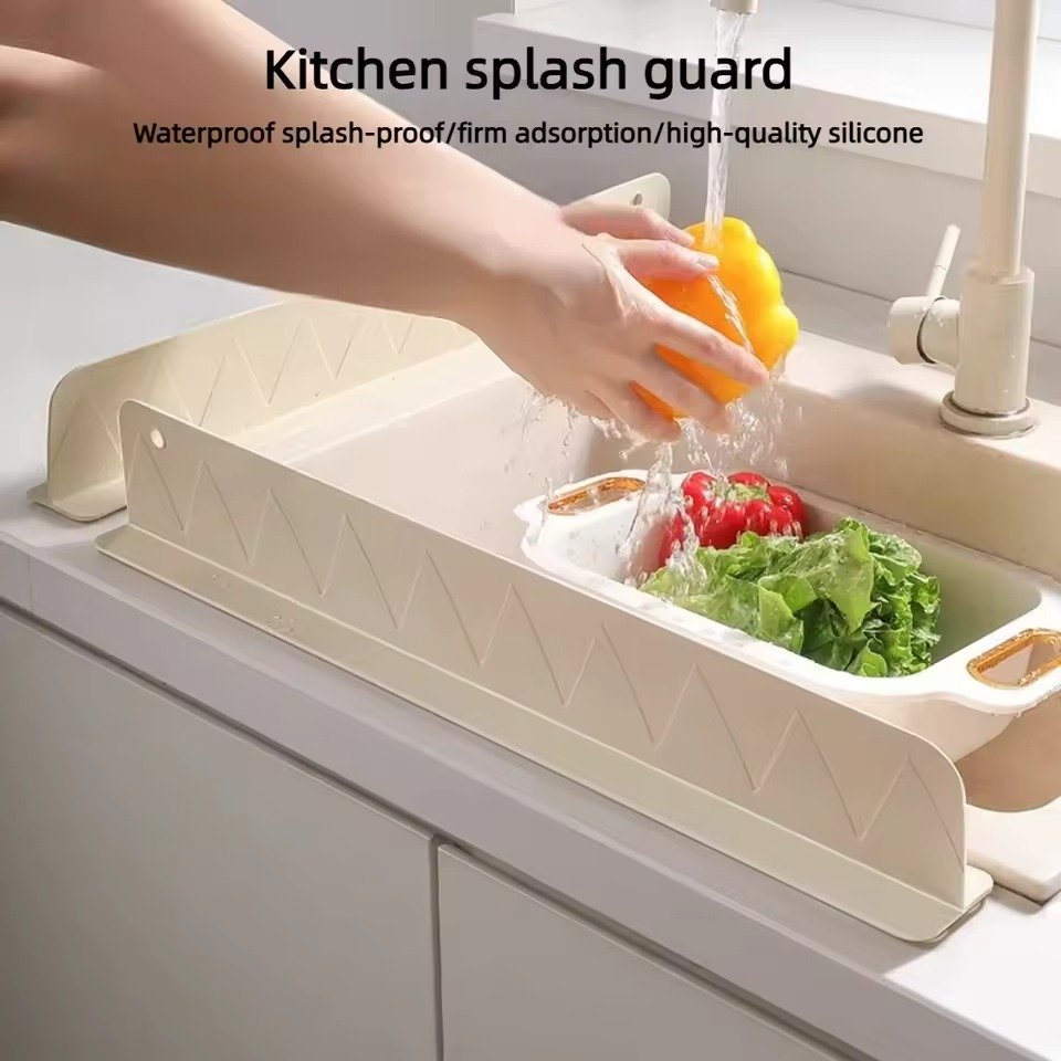 Flexible Silicone Kitchen Sink Splash Guard