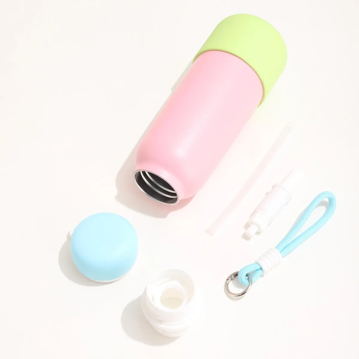 Hello Printed Stainless Steel Vacuum Water Bottle