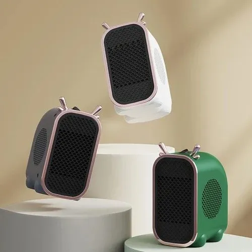 800W Portable Electric Heaters for Indoor Use with Thermostat and Overheat Protection