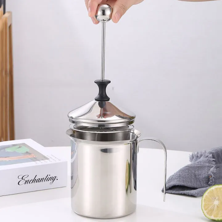 Stainless Steel Milk Frother Milk Jug 400Ml