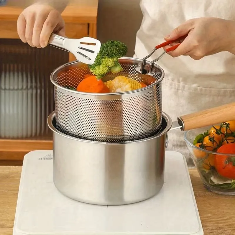 Premium Stainless Steel Fryer Cooking Pot 2.5liter