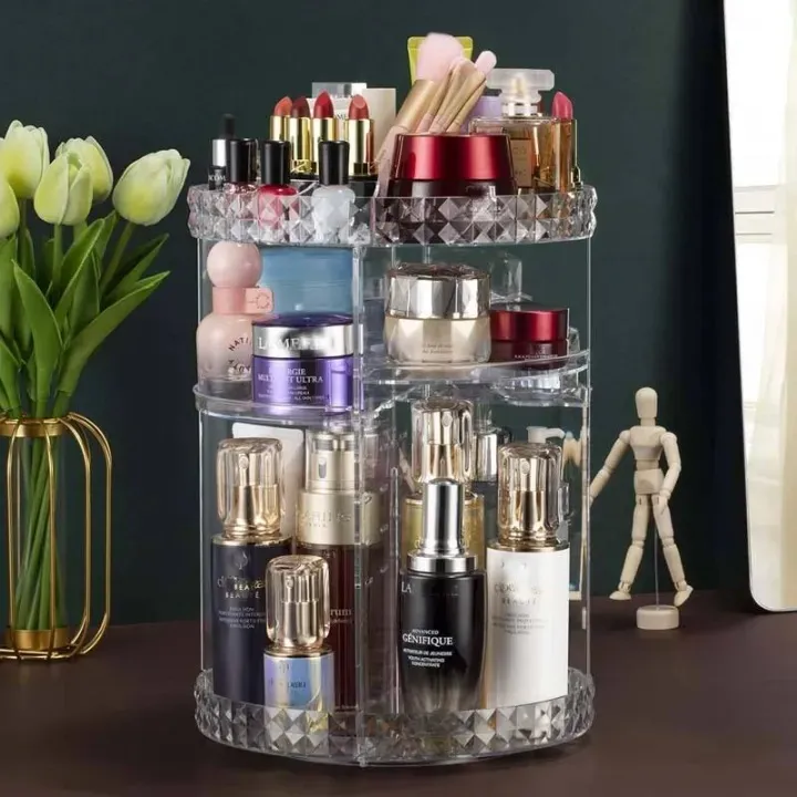 360 Rotating Makeup Beauty Organizer
