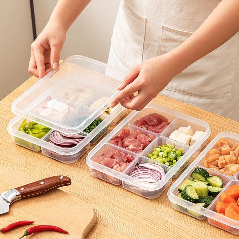 clear plastic six compartment organizer with lid clear plastic six compartment organizer with lid