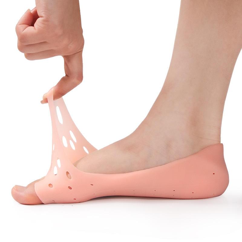 breathable sebs silicone no show gel socks