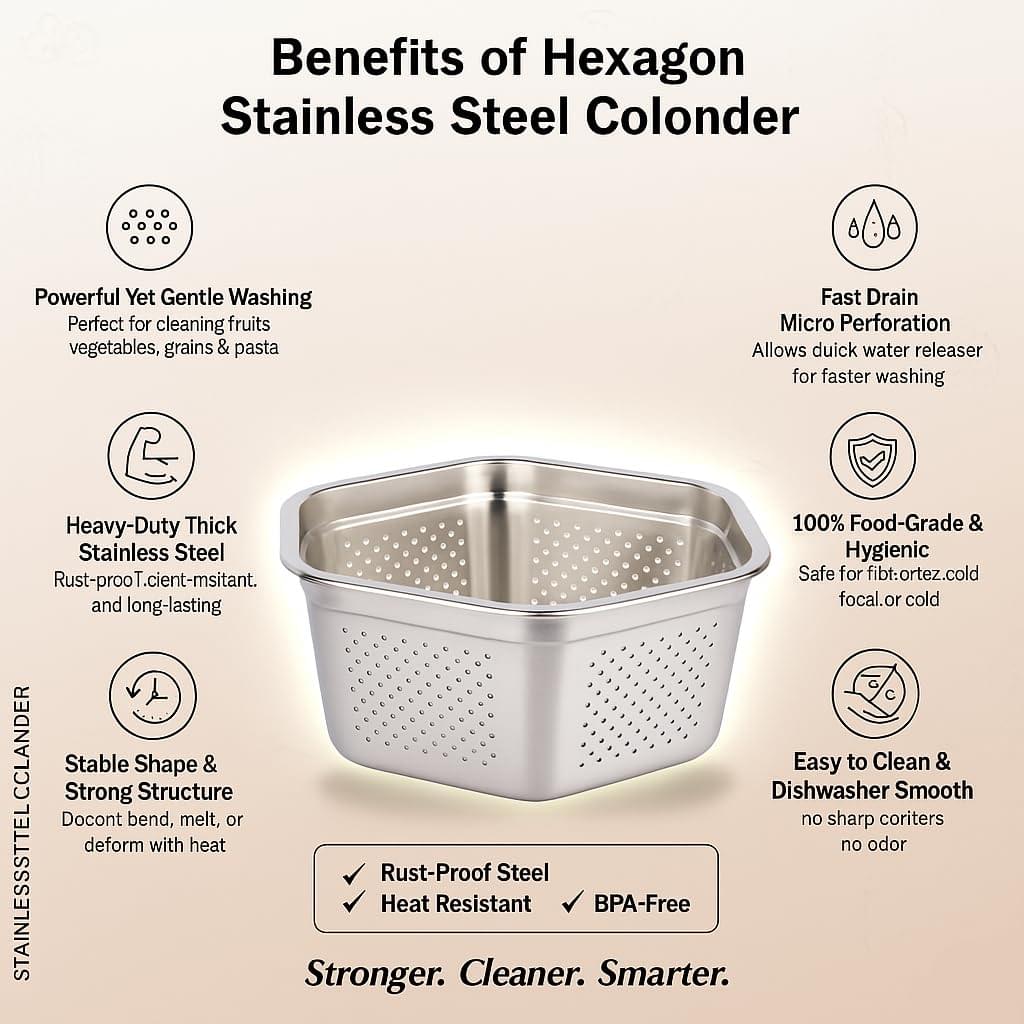 stainless steel 24cm square kitchen colander stainless steel 24cm square kitchen colander