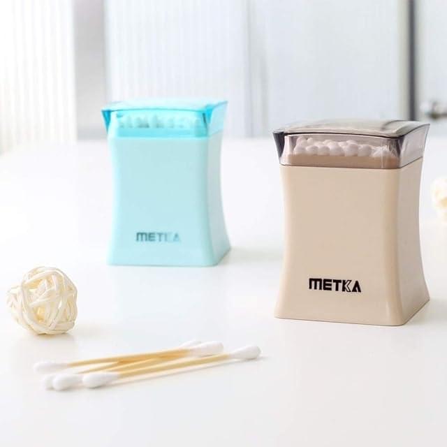 metka fiber cotton bud bottle dispenser