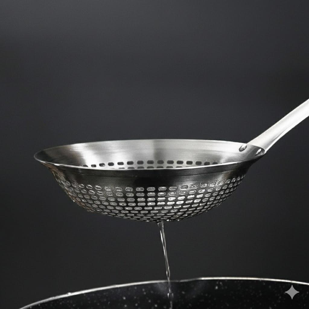 stainless steel kitchen fine mesh strainer colander