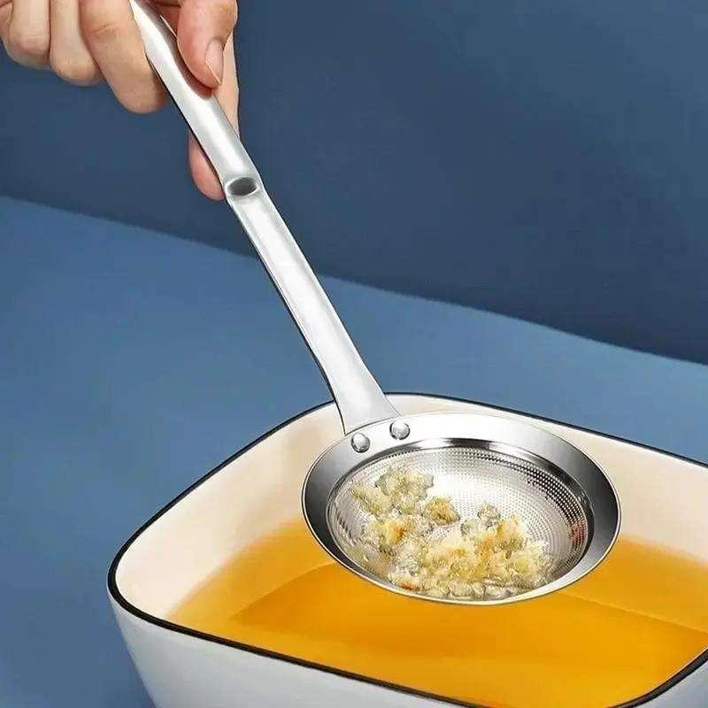 stainless steel kitchen fine mesh strainer colander
